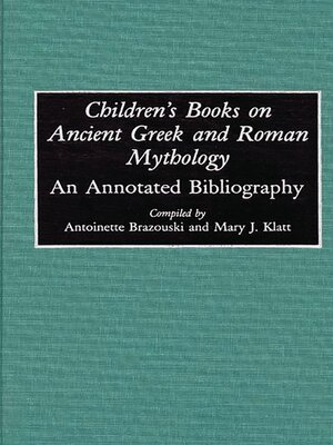 cover image of Children's Books on Ancient Greek and Roman Mythology